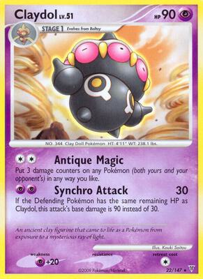 Claydol card from Supreme Victors