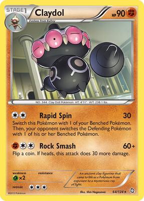 Claydol card from Dragons Exalted