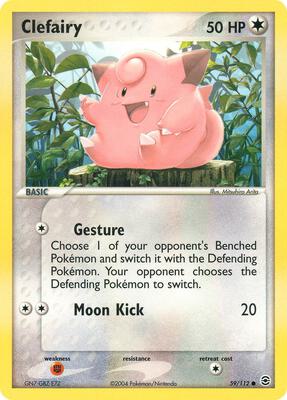 Clefairy card from EX FireRed & LeafGreen