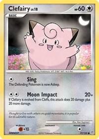 Clefairy card from Diamond and Pearl