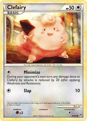 Clefairy card from Call of Legends