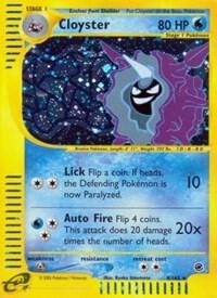 Cloyster (8) card from Expedition