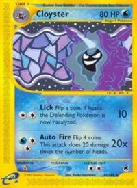 Cloyster (42) card from Expedition