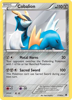 Cobalion card from Emerging Powers