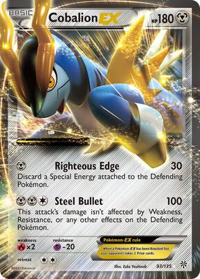 Cobalion EX card from Plasma Storm