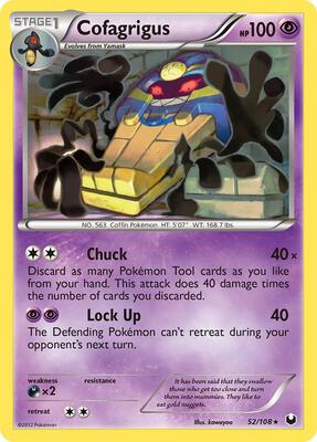 Cofagrigus card from Dark Explorers