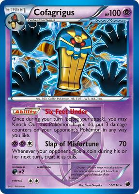 Cofagrigus (Team Plasma) (56) card from Plasma Freeze