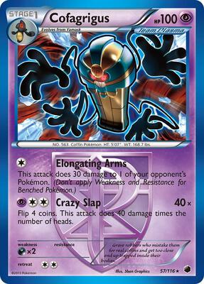 Cofagrigus (Team Plasma) (57) card from Plasma Freeze