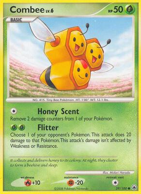 Combee card from Majestic Dawn