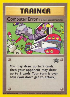Computer Error (Rocket's Secret Machine) card from WoTC Promo