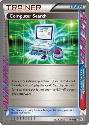 Computer Search card from Boundaries Crossed