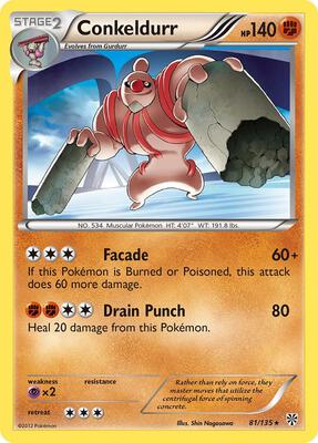 Conkeldurr card from Plasma Storm