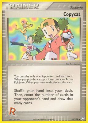 Copycat card from EX Team Rocket Returns