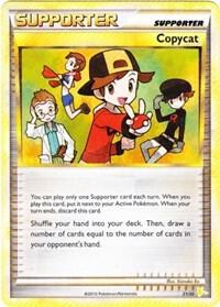 Copycat card from HGSS Trainer Kit: Gyarados & Raichu