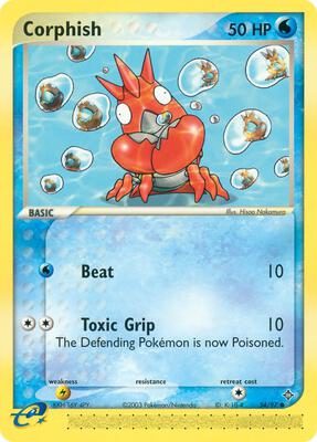 Corphish - 54/97 card from EX Dragon