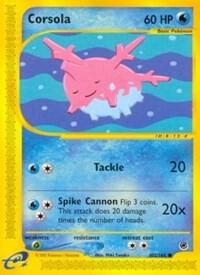 Corsola card from Expedition