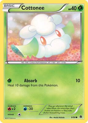 Cottonee (9) card from Emerging Powers