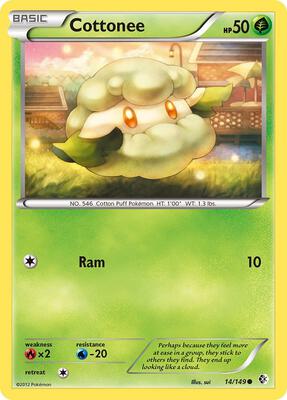 Cottonee card from Boundaries Crossed