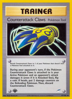 Counterattack Claws card from Neo Destiny