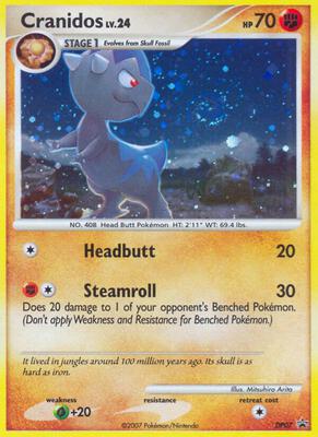 Cranidos - DP07 card from Diamond and Pearl Promos