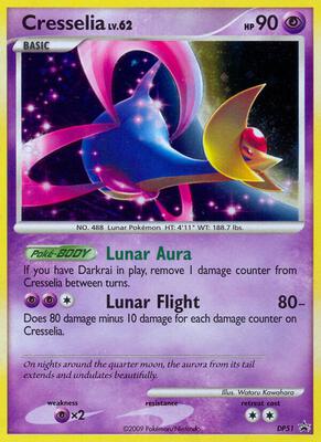Cresselia - DP51 card from Diamond and Pearl Promos