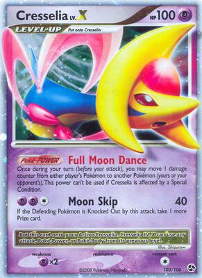 Cresselia LV.X card from Great Encounters