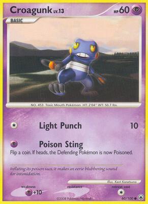 Croagunk card from Majestic Dawn