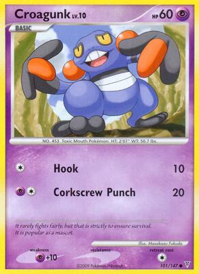 Croagunk card from Supreme Victors