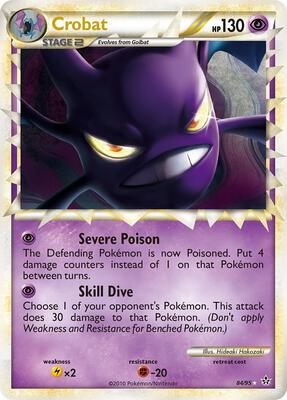 Crobat (Prime) card from Unleashed