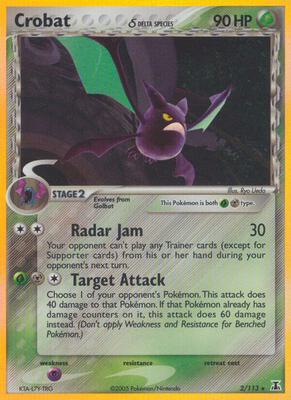 Crobat (Delta Species) card from EX Delta Species