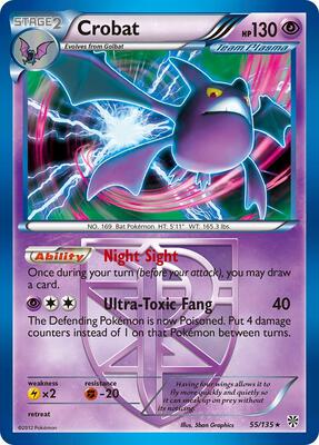 Crobat (Team Plasma) card from Plasma Storm