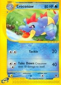 Croconaw card from Expedition