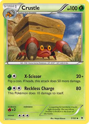 Crustle card from Noble Victories