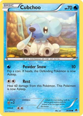 Cubchoo (28) card from Emerging Powers