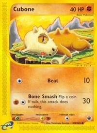 Cubone card from Expedition