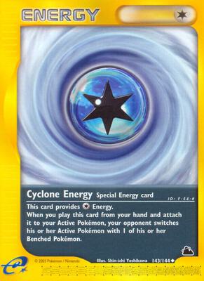 Cyclone Energy card from Skyridge