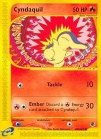 Cyndaquil (105) card from Expedition