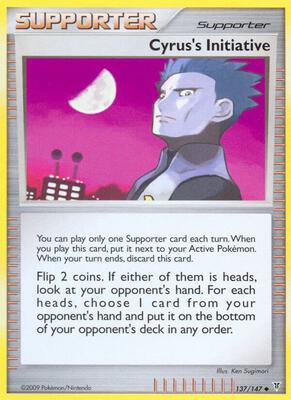 Cyrus's Initiative card from Supreme Victors