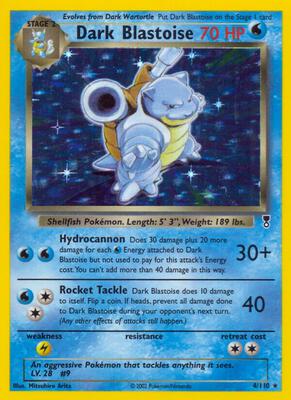 Dark Blastoise card from Legendary Collection