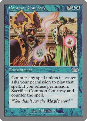 Common Courtesy card from Unglued