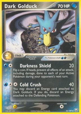 Dark Golduck card from EX Team Rocket Returns