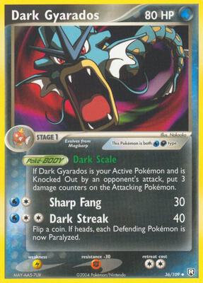 Dark Gyarados card from EX Team Rocket Returns