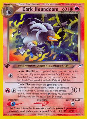 Dark Houndoom card from Neo Destiny
