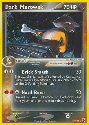 Dark Marowak card from EX Team Rocket Returns