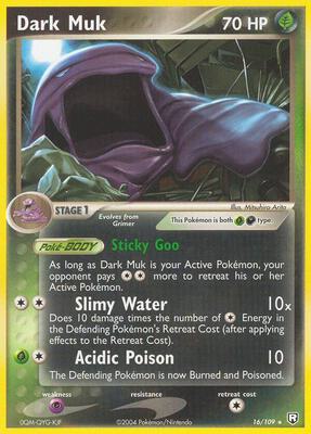 Dark Muk card from EX Team Rocket Returns