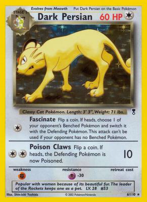 Dark Persian card from Legendary Collection