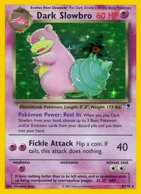 Dark Slowbro card from Legendary Collection