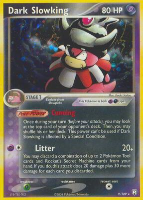 Dark Slowking card from EX Team Rocket Returns