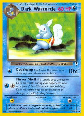 Dark Wartortle card from Legendary Collection