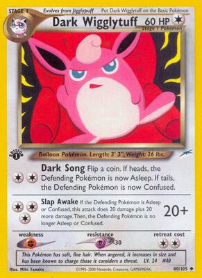 Dark Wigglytuff card from Neo Destiny